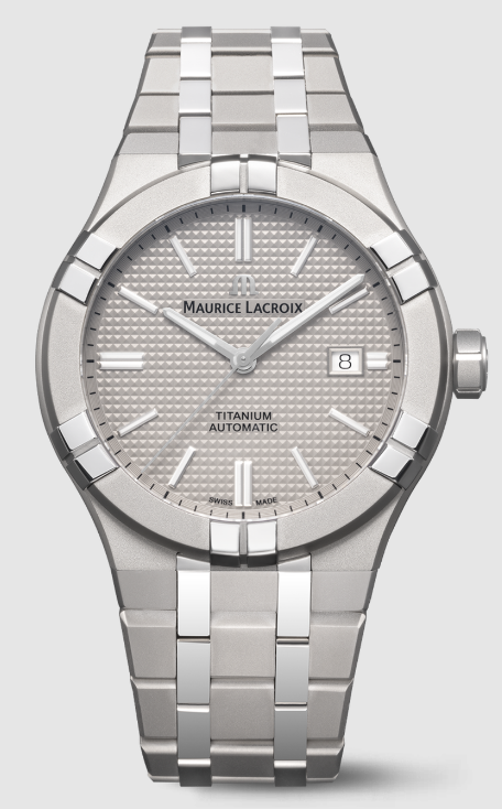 Review Best Maurice Lacroix AIKON AUTOMATIC TITANIUM AI6008-TT032-230-1 Replica watch